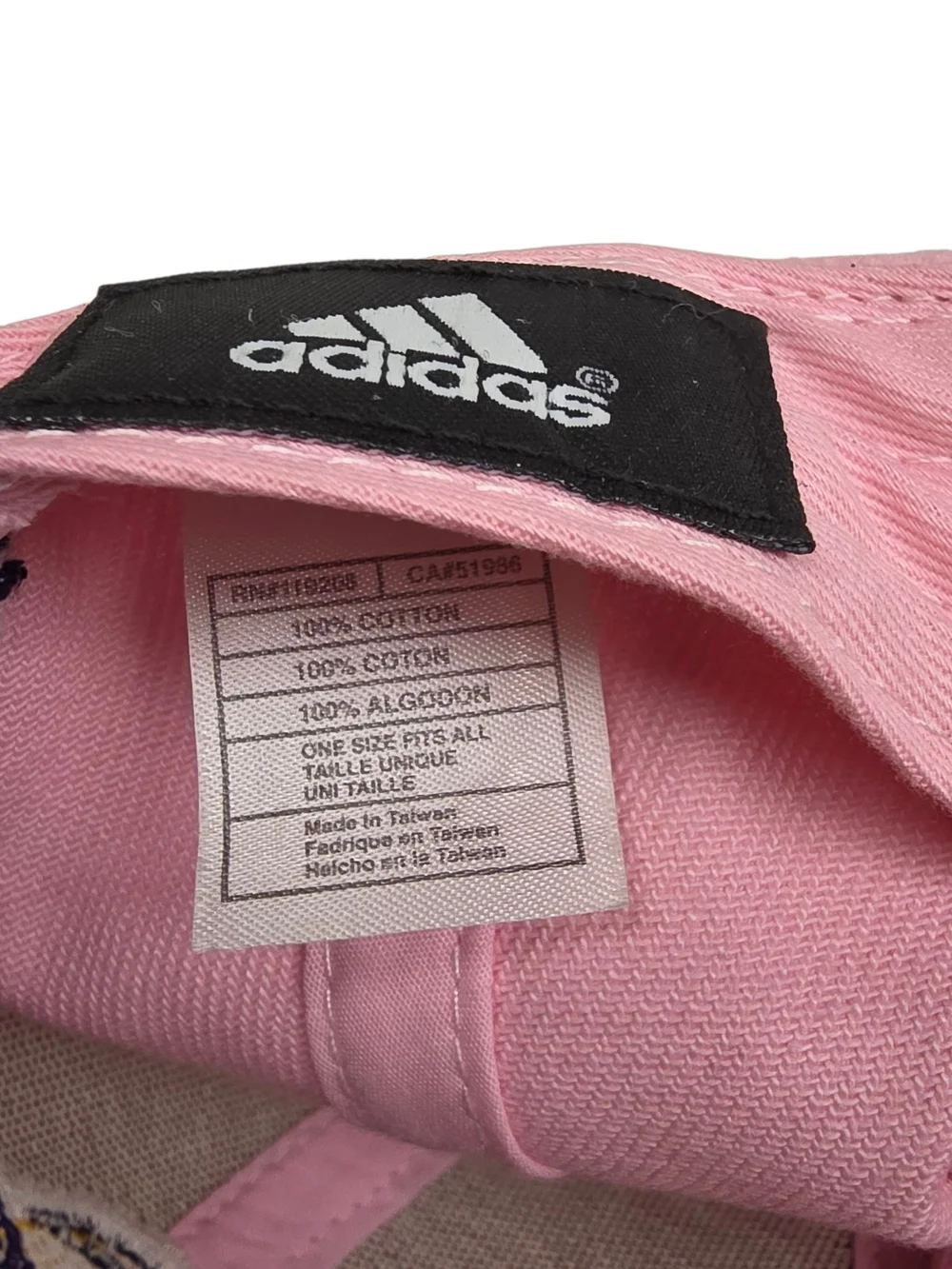 Adidas Los Angeles Lakers Womens Pink Strapback NBA Hat Cap New